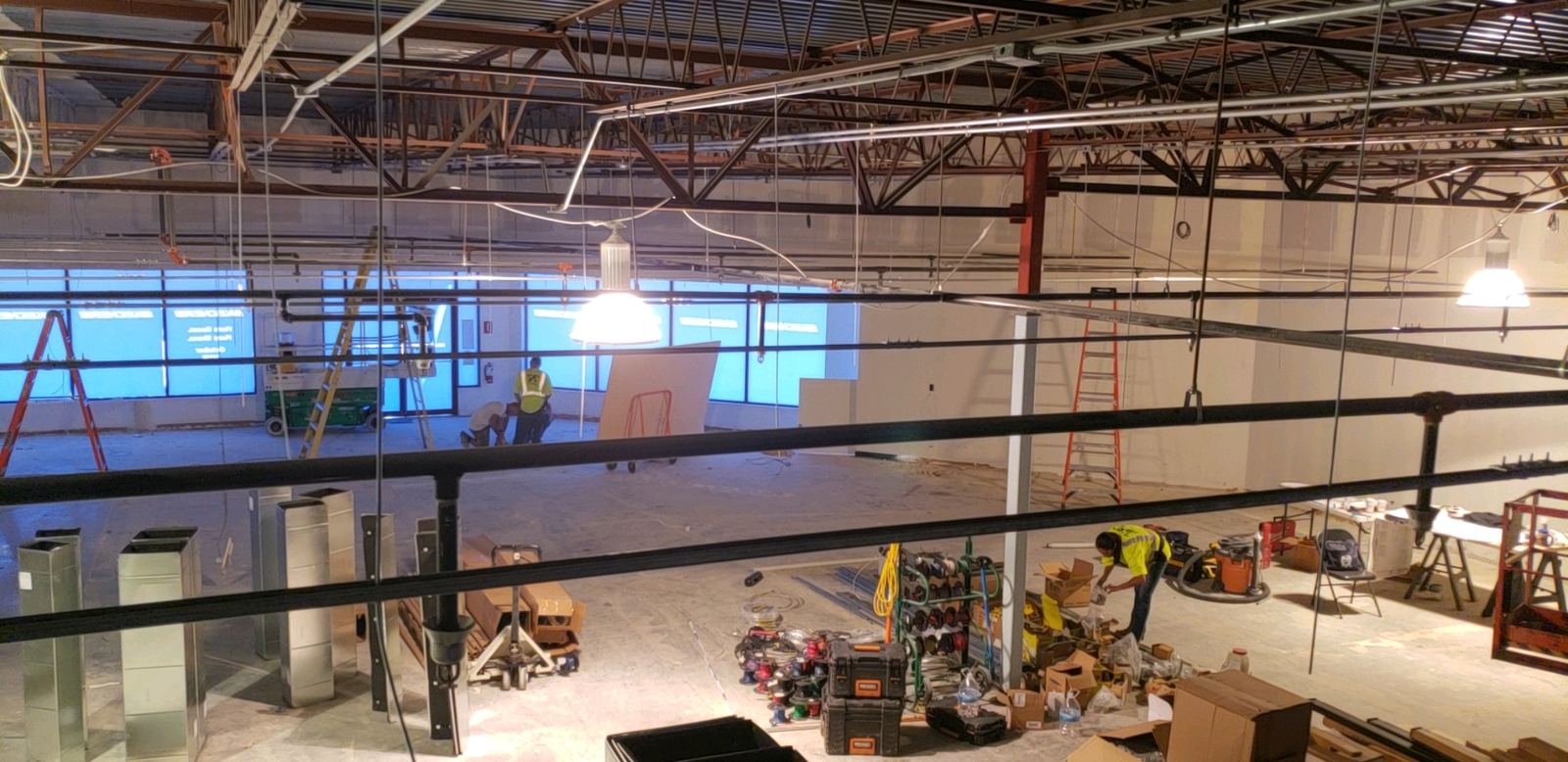 Commercial rough-in overhead